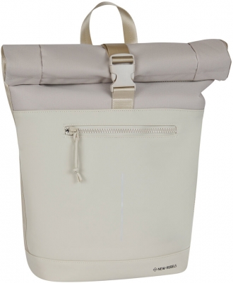 Rucsac Bruce New york Rolltop, New Rebels, bej