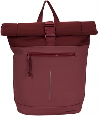 Rucsac Bruce New york Rolltop, New Rebels, burgundy