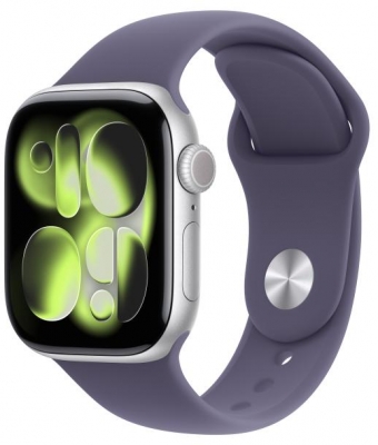 Apple Watch 11 GPS, Carcasa Aluminium, Sport Band - M/L