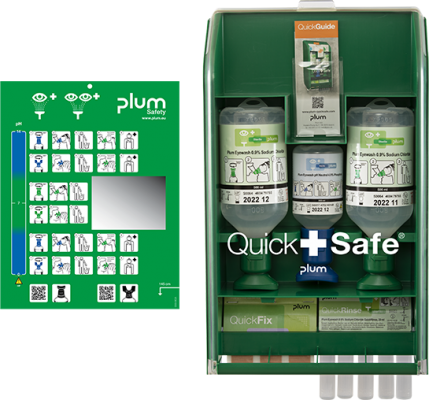 Trusa sanitara de prim ajutor, fixa, QuickSafe Basic, Plum