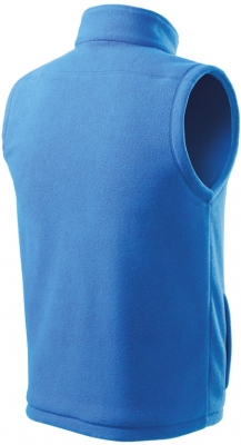 Vesta fleece unisex, 280 g/m2, albastru azuriu, Rock Safety 