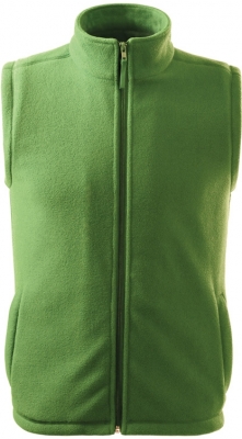 Vesta fleece unisex, 280 g/m2, verde iarba, Rock Safety