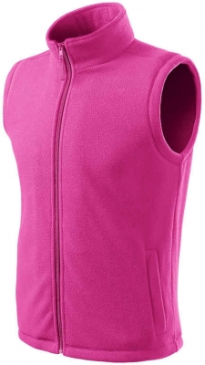 Vesta fleece unisex, 280 g/m2, rosu fucsia, Rock Safety
