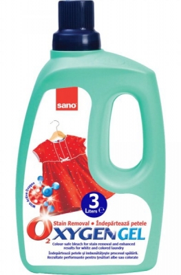 Detergent gel indepartare pete, Sano Oxygen, 3L