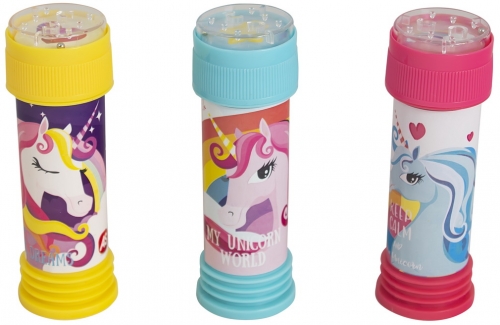 Set tuburi cu lichid pentru baloane de sapun Unicorn 3 buc/set As Toys