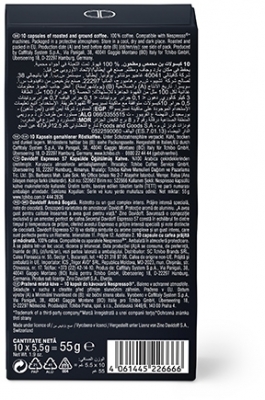 Cutie 10 capsule cafea compatibile Nespresso Cafe Espresso 57 Ristretto Davidoff