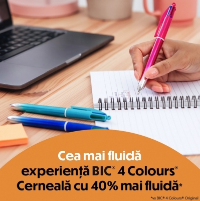 Pix BIC, 4 culori, smooth gradient, cerneala, hybrid, 1.00mm