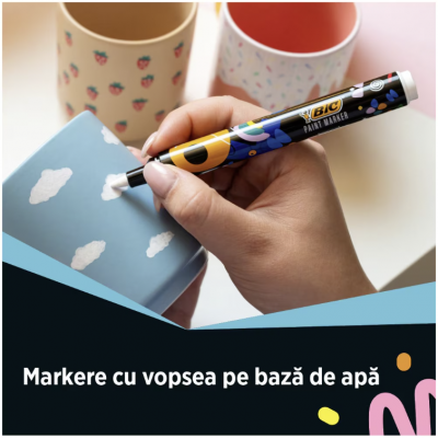 Markere cu vopsea BIC Intensity, culori asortate, 4 buc/set