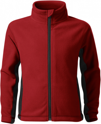 Jacheta Frosty fleece pentru copii, rosu, Malfini