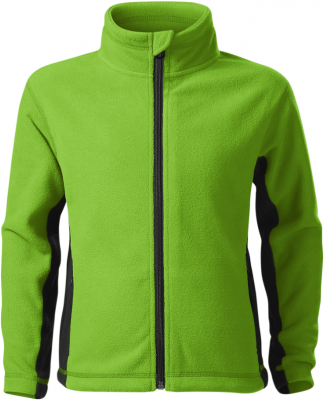 Jacheta Frosty fleece pentru copii verde mar, Malfini
