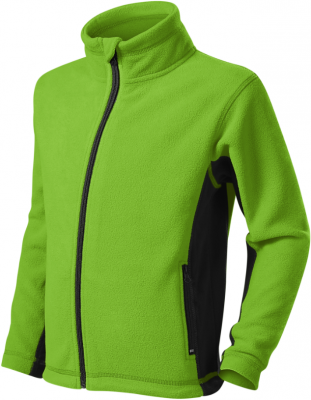 Jacheta Frosty fleece pentru copii verde mar, Malfini