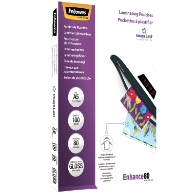 Folii laminat 80 microni A5 100 coli/top Fellowes