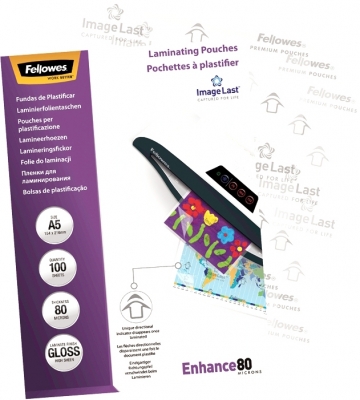 Folii laminat 80 microni A5 100 coli/top Fellowes