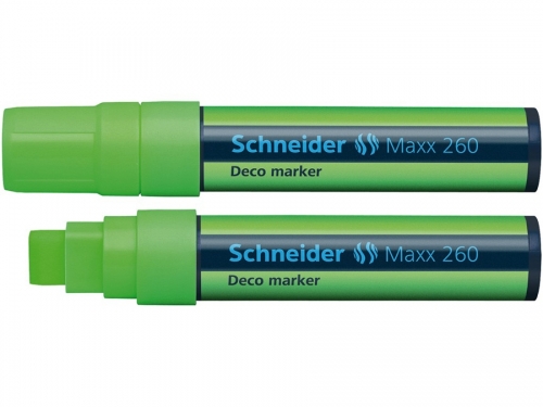 Marker Deco Maxx 260, culoare verde, Schneider 