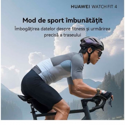 Smartwatch HUAWEI Watch Fit 4, Android/iOS, GPS, Black