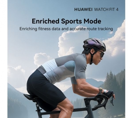 Smartwatch HUAWEI Watch Fit 4, Android/iOS, GPS, Silver Woven Strap