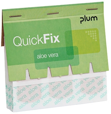 Plasturi QuickFix, set 45 bucati, Aloe Vera,  Plum