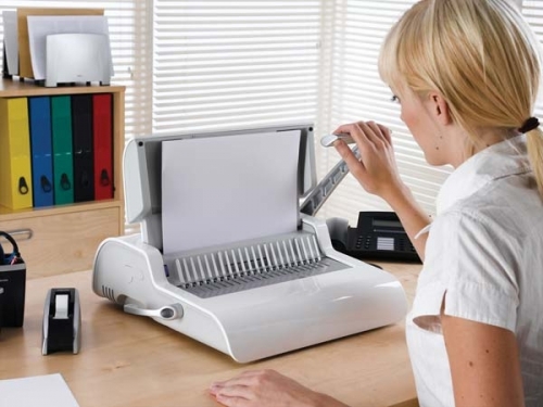 Aparat de indosariat electric, Pulsar E-300, A4, 300 coli, Fellowes