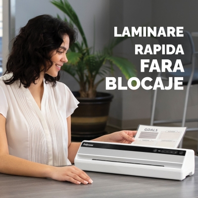 Laminator Saturn 3i, A3, 2 role, kit folii inclus, Fellowes