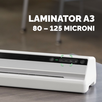 Laminator Saturn 3i, A3, 2 role, kit folii inclus, Fellowes