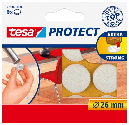 Protectii antizgarieturi 26 mm alb Tesa