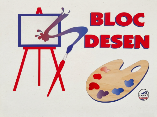 Bloc desen, A3, 80g, mono, Arves