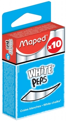 Creta alba, 10 buc/cutie Maped