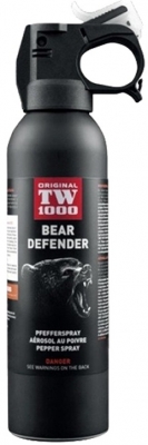 Kit aparare impotriva ursilor, spray autoaparare cu piper Bear Defender TW1000 si fluier din metal cu snur