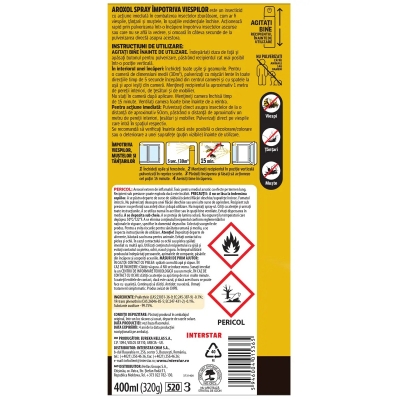 Spray de autoaparare impotriva viespilor Aroxol, 400 ml