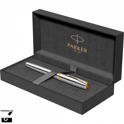 Stilou personalizat Stainless Steel GT Sonnet Royal Parker