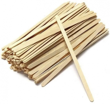 Set 1000 palete din lemn pentru cafea si bauturi calde, unica folosinta, 14 cm