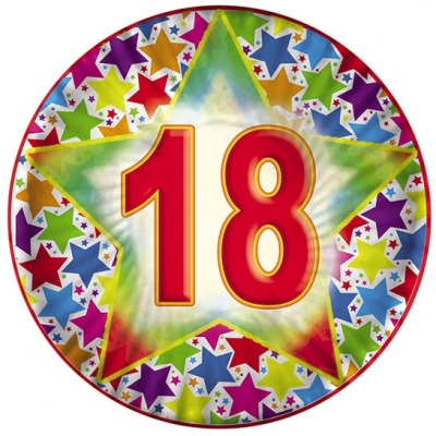 Farfurii 18 cm Stardust 18, 10 buc/Set Big Party