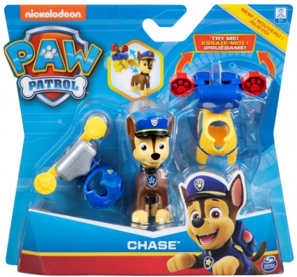 PATRULA CATELUSILOR FIGURINA DE ACTIUNE CHASE CU 2 UNIFORME SPIN MASTER