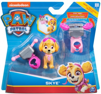 PATRULA CATELUSILOR FIGURINA DE ACTIUNE SKYE CU 2 UNIFORME SPIN MASTER