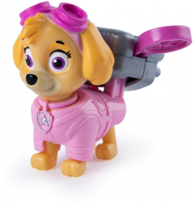 PATRULA CATELUSILOR FIGURINA DE ACTIUNE SKYE CU 2 UNIFORME SPIN MASTER