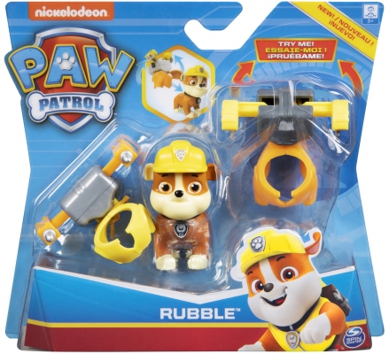 PATRULA CATELUSILOR FIGURINA DE ACTIUNE RUBBLE CU 2 UNIFORME SPIN MASTER