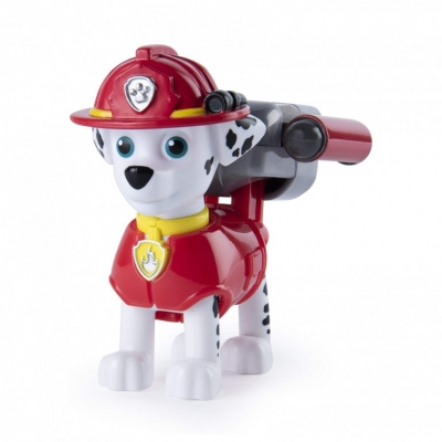 PATRULA CATELUSILOR FIGURINA DE ACTIUNE POMPIERUL MARSHALL CU 2 UNIFORME SPIN MASTER
