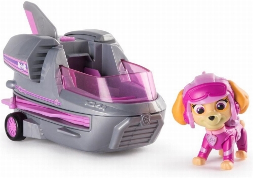 Figurina Elicopterul lui Skye cu autovehicul Paw Patrol Spin Master