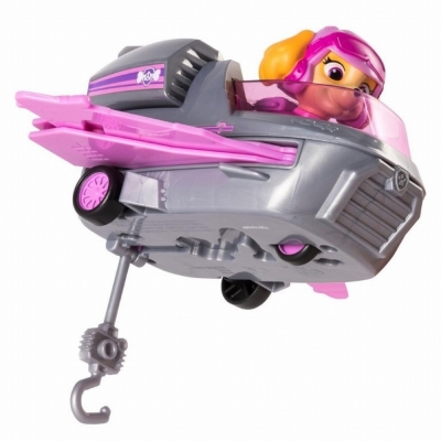 Figurina Elicopterul lui Skye cu autovehicul Paw Patrol Spin Master