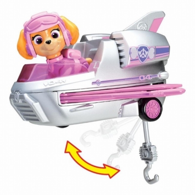 Figurina Elicopterul lui Skye cu autovehicul Paw Patrol Spin Master