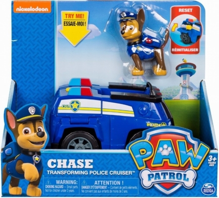 SET DE JOACA CHASE SI MASINA DE POLITIE PATRULA CATELUSILOR SPIN MASTER