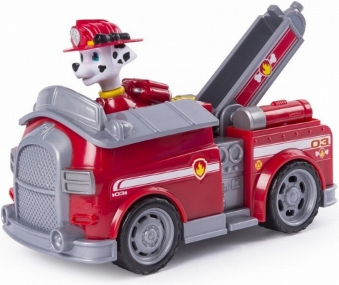Figurina Marshall cu autovehicul Masina de pompieri Paw Patrol Spin Master