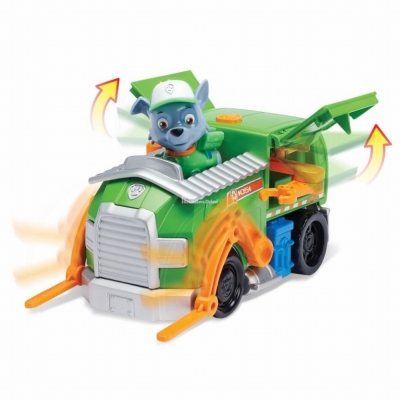 Figurina cu autovehicul Remorcherul lui Rocky Paw Patrol Spin Master