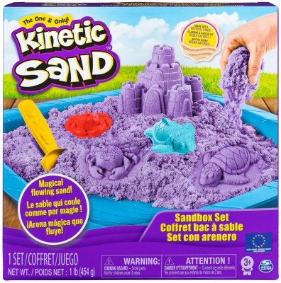 Set complet nisip kinetic Sand, mov Spin Master