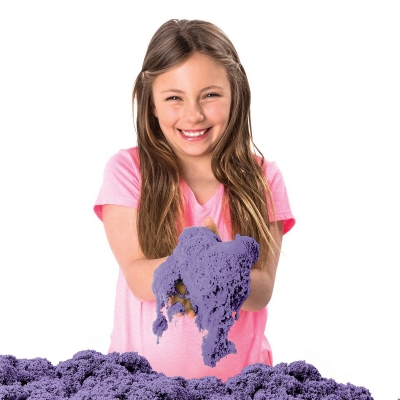 Set complet nisip kinetic Sand, mov Spin Master