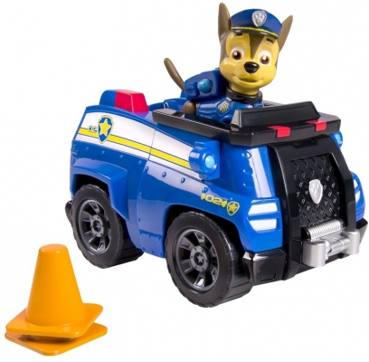 Figurina Chase cu masina de politie Patrula Catelusilor Spin Master