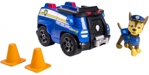 Figurina Chase cu masina de politie Patrula Catelusilor Spin Master