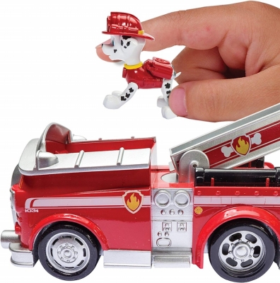 PATRULA CATELUSILOR MASINA POMPIERULUI MARSHALL CU FIGURINA SPIN MASTER