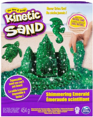 Nisip kinetic Pietre pretioase, verde, 454 gr Spin Master
