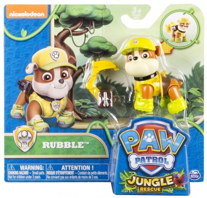 Figurina Jungle Rescue Rubble Paw Patrol Spin Master